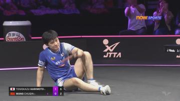 橫濱乒乓球冠軍賽　張本智和局數4比2挫王楚欽稱王