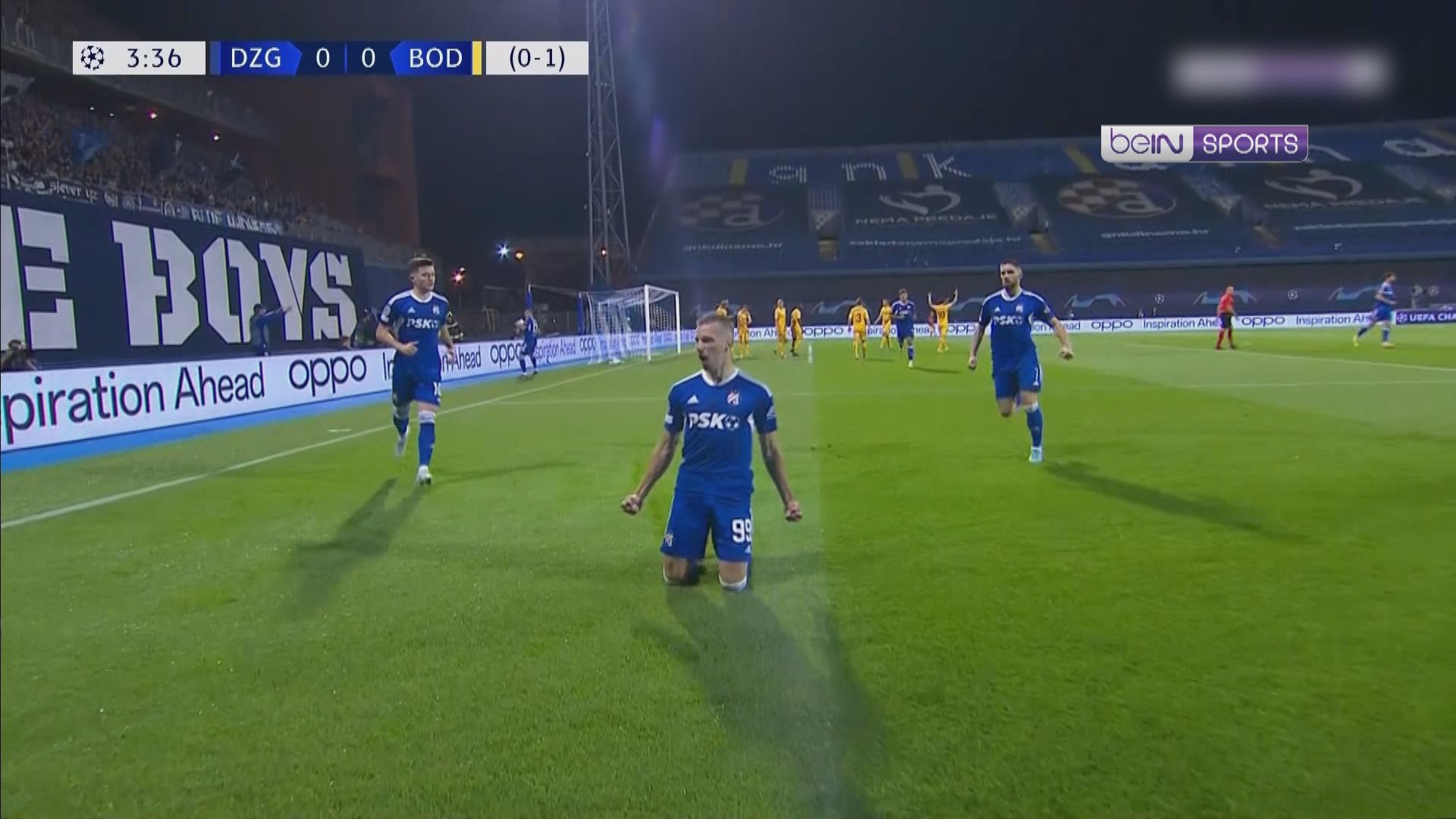 歐聯附加賽　薩格勒布戴拿模4：1博德基林