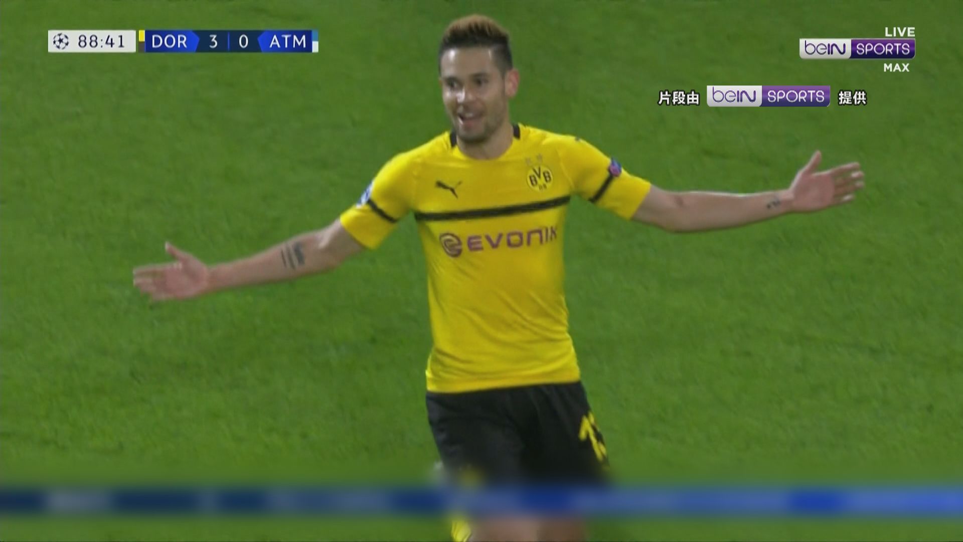 歐聯A組　多蒙特4:0馬德里體育會