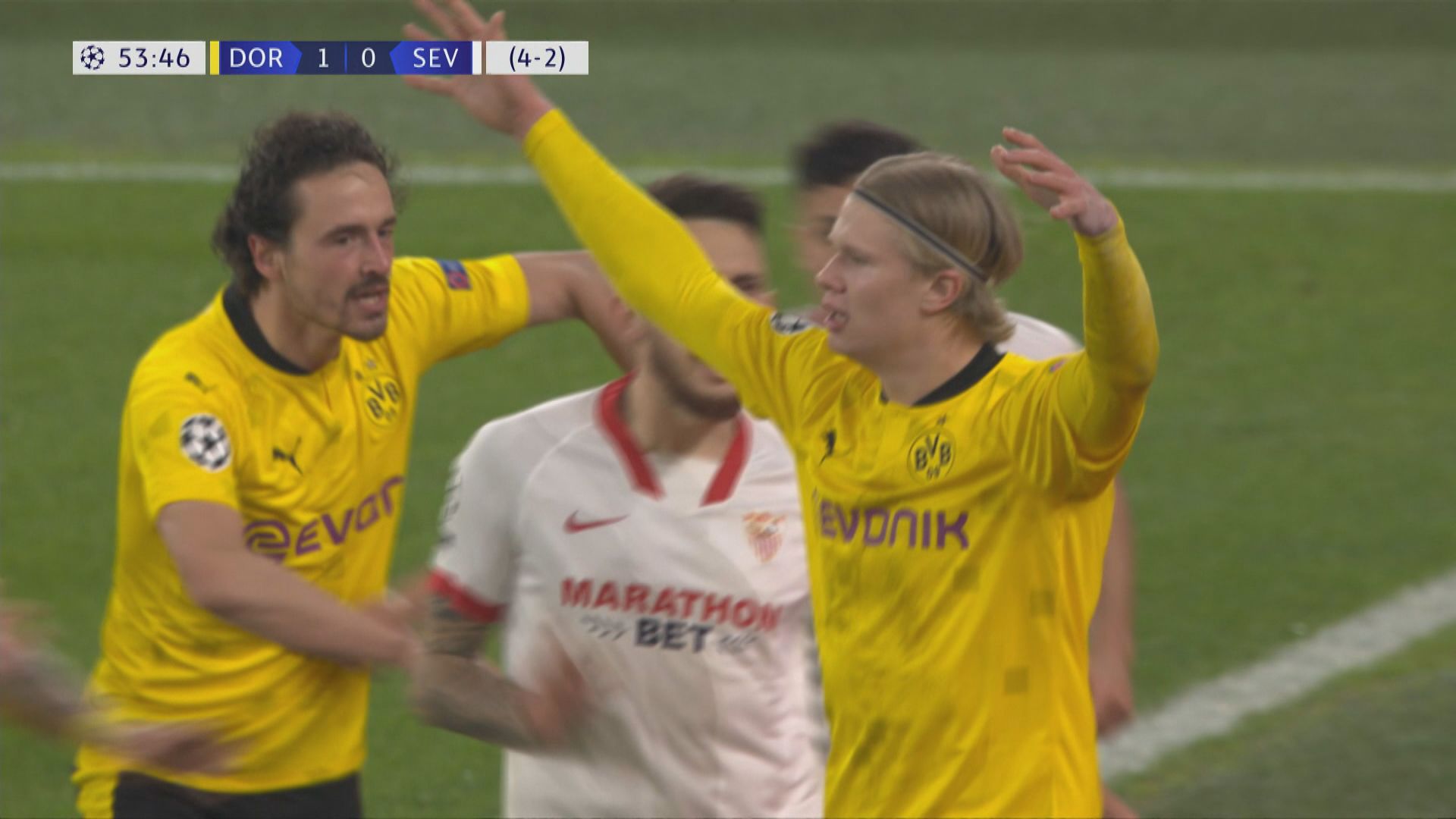 歐聯　多蒙特總比數5比4淘汰西維爾