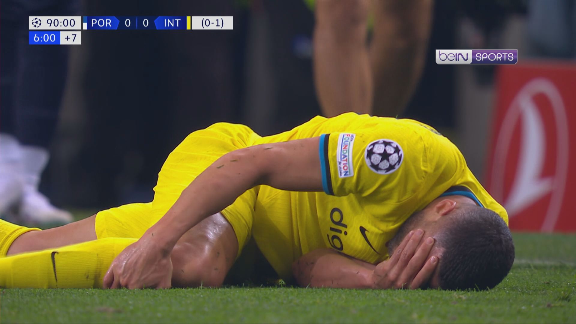 歐聯十六強次回合　波圖 0:0 國際米蘭 (兩回合 0:1)