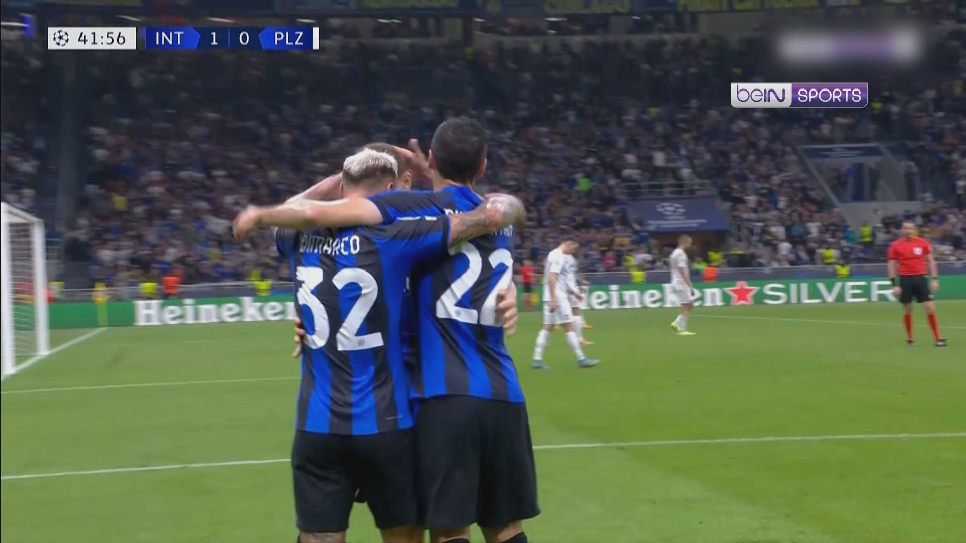 歐聯C組　國際米蘭4:0柏辛域陀尼亞