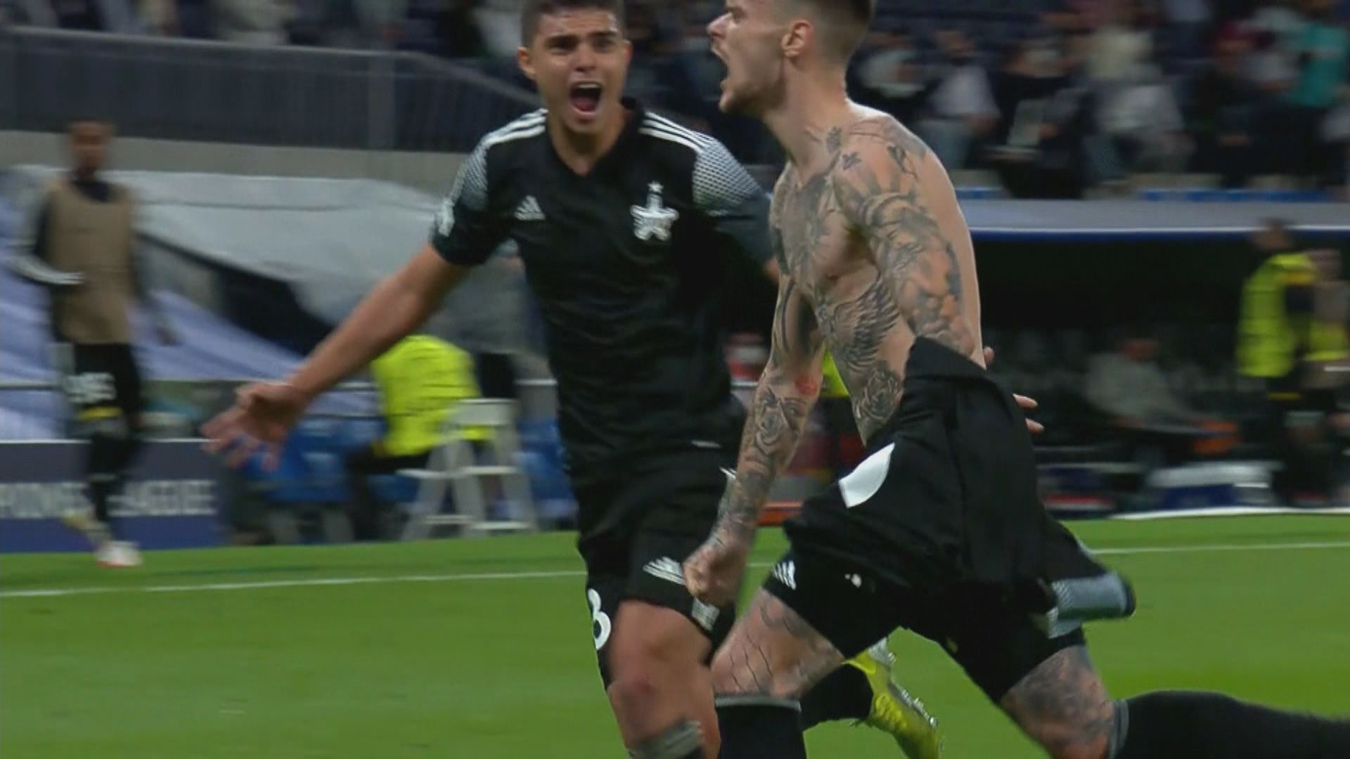 歐聯　皇家馬德里1:2舒列夫