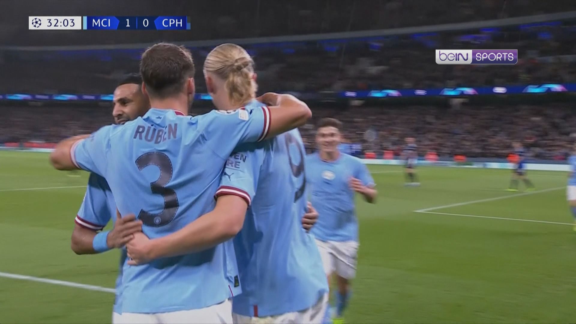 歐聯　曼城5:0哥本哈根