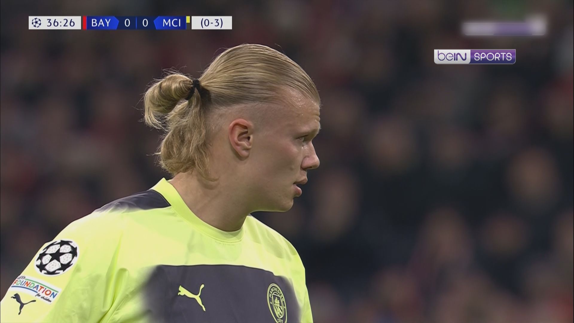 歐聯八強　拜仁慕尼黑 1:1 曼城 (1:4)