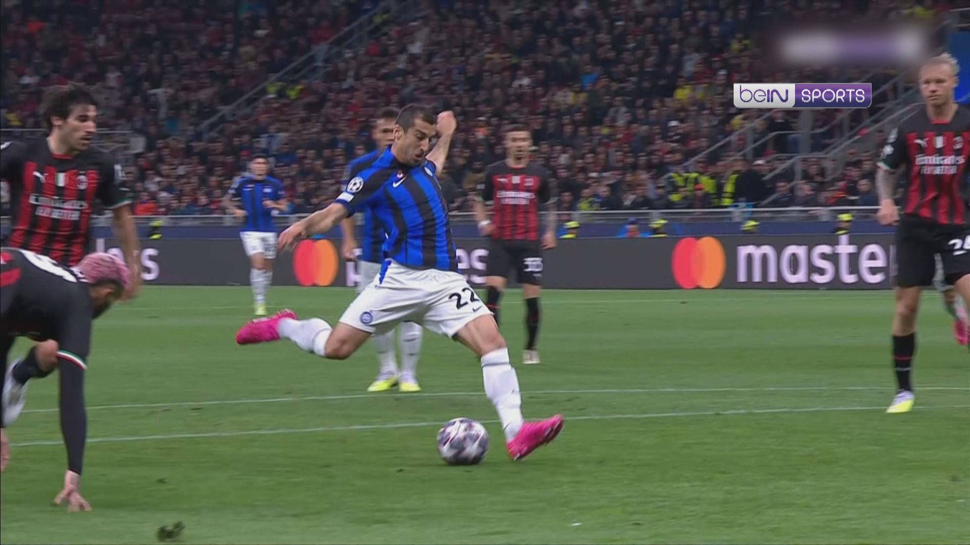 歐聯四強首回合 AC米蘭0:2國際米蘭