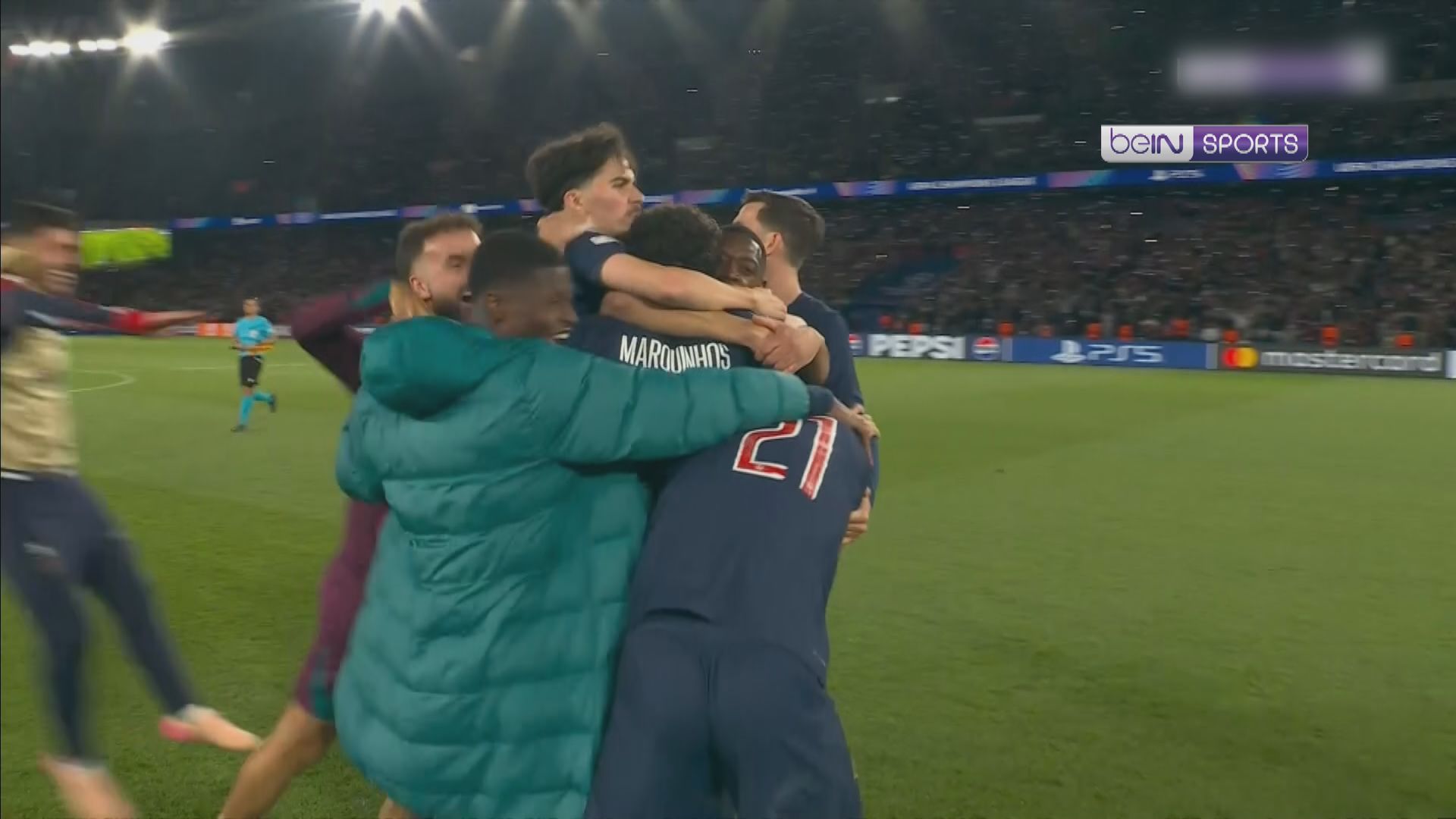 歐聯四強次回合　巴黎聖日耳門 2:1 阿仙奴　(兩回合 3:1)