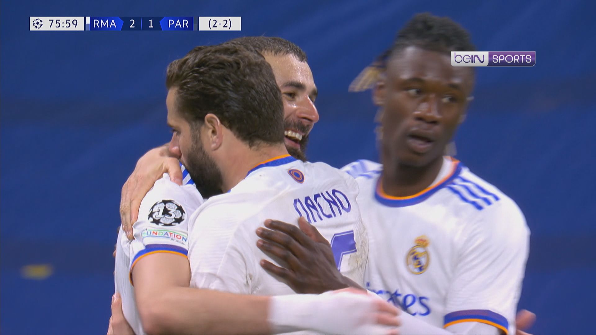 歐聯　皇家馬德里3:1巴黎聖日耳門(3:2)