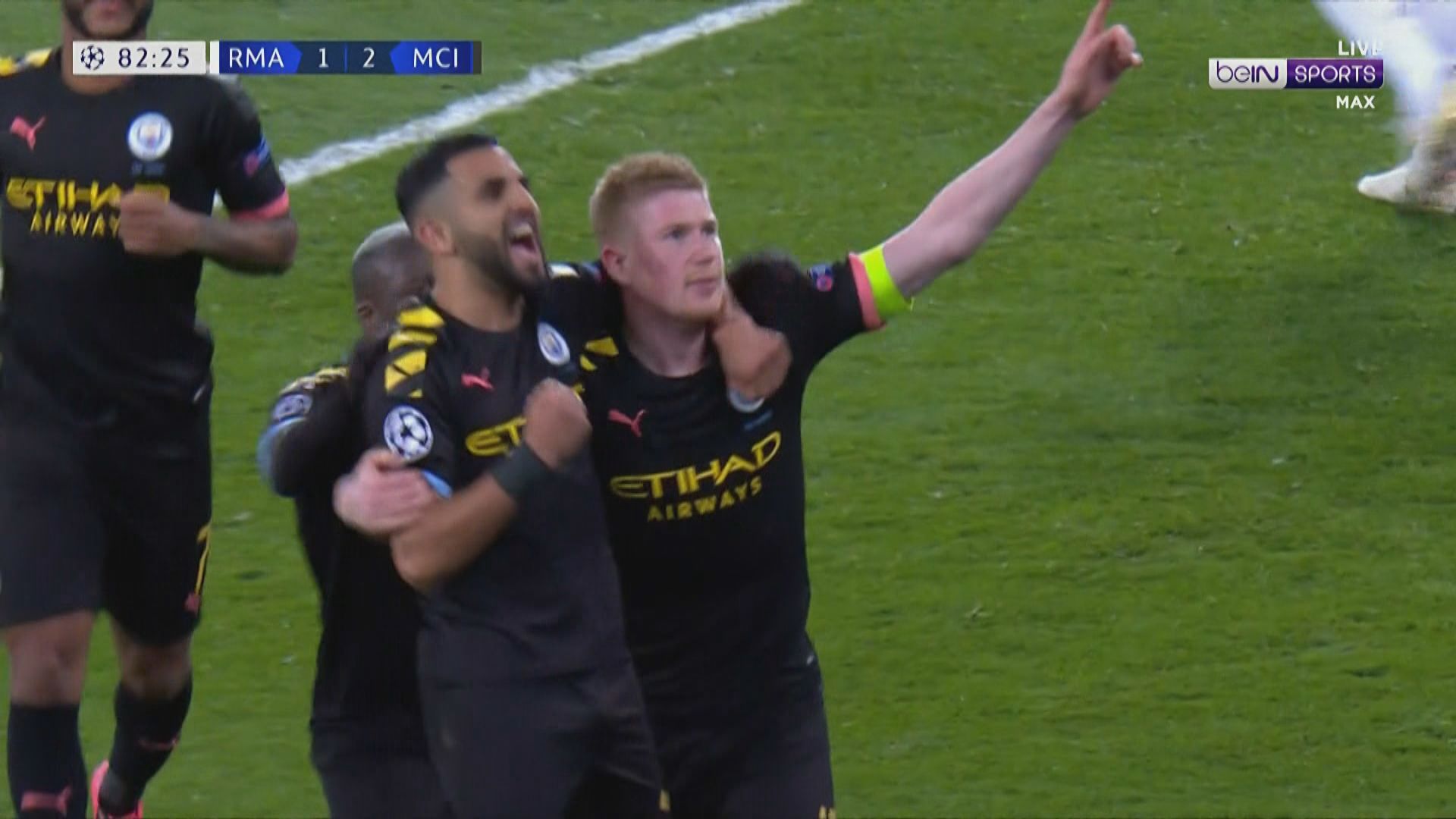 歐聯　皇家馬德里1:2曼城