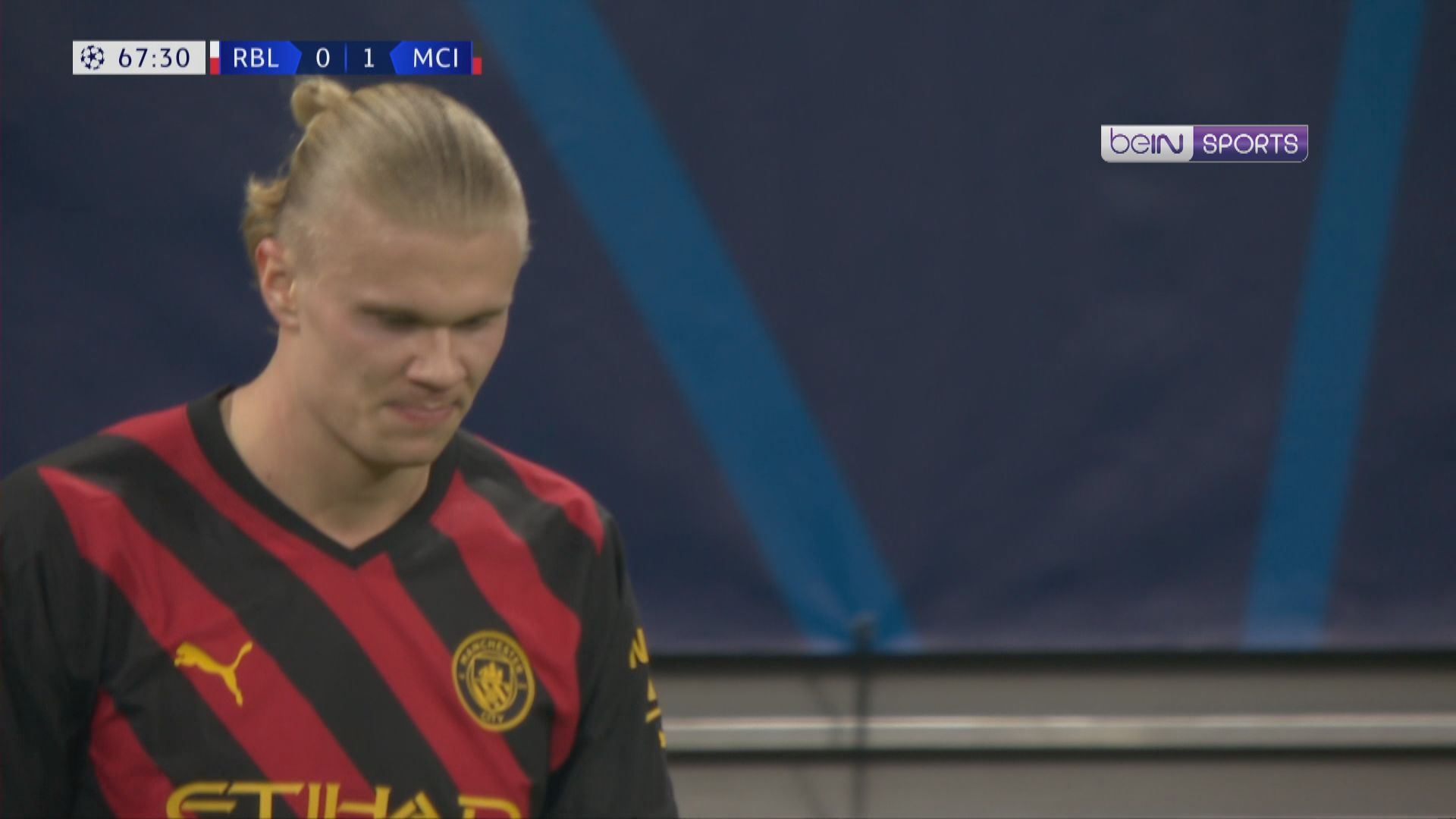 歐聯十六強首回合　萊比錫 1:1 曼城