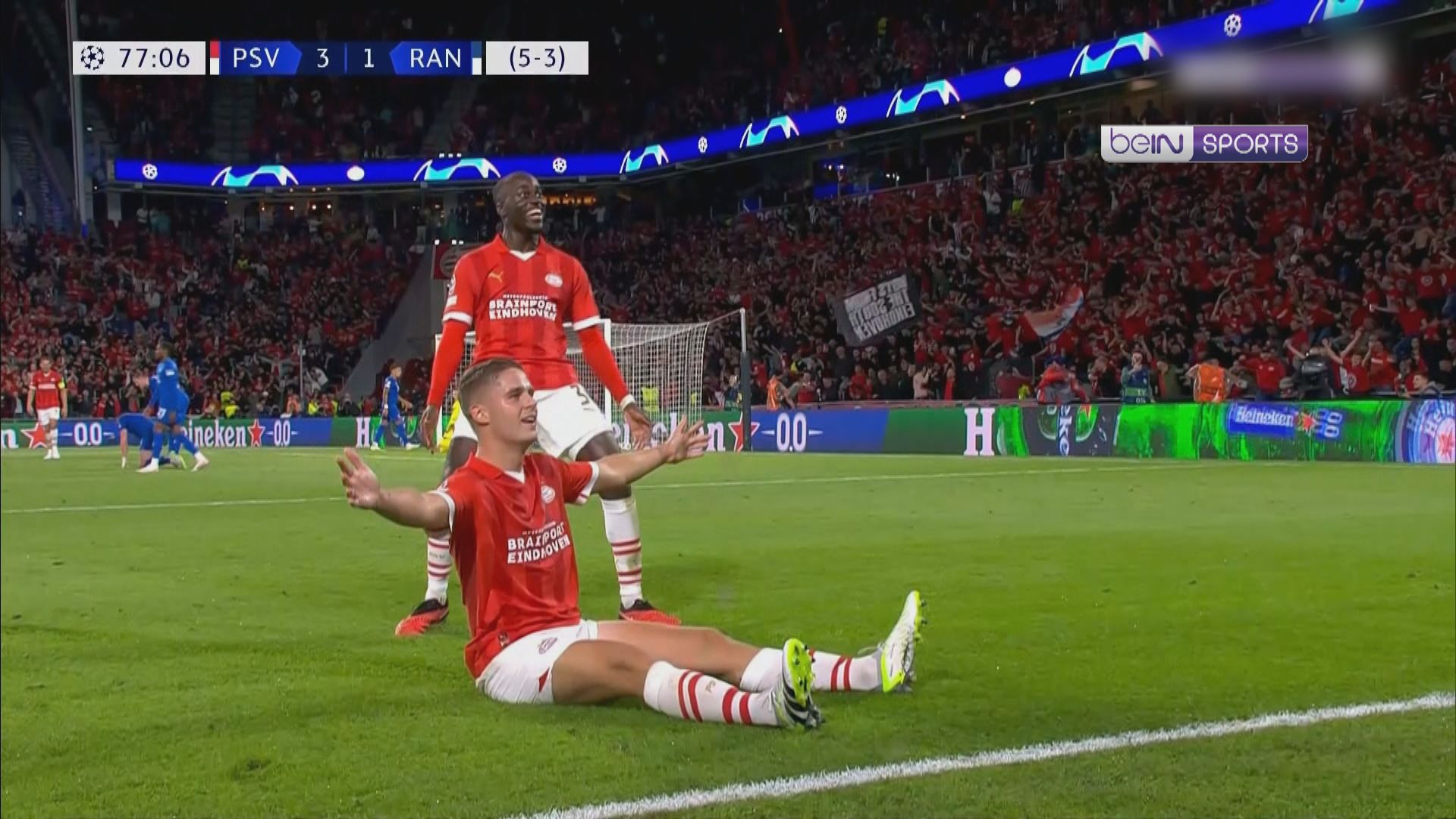 歐聯附加賽次回合 燕豪芬 5:1 格拉斯哥流浪(總比數7:3)