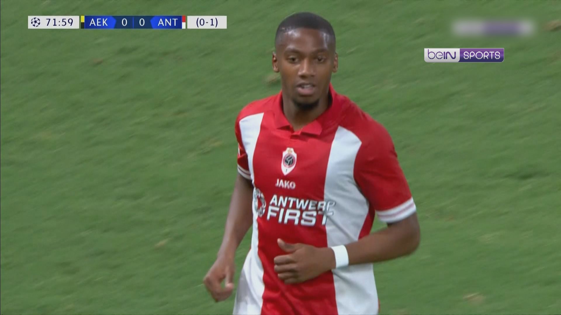 歐聯附加賽次回合 AEK雅典 1:2 安特衛普(總比數1:3)