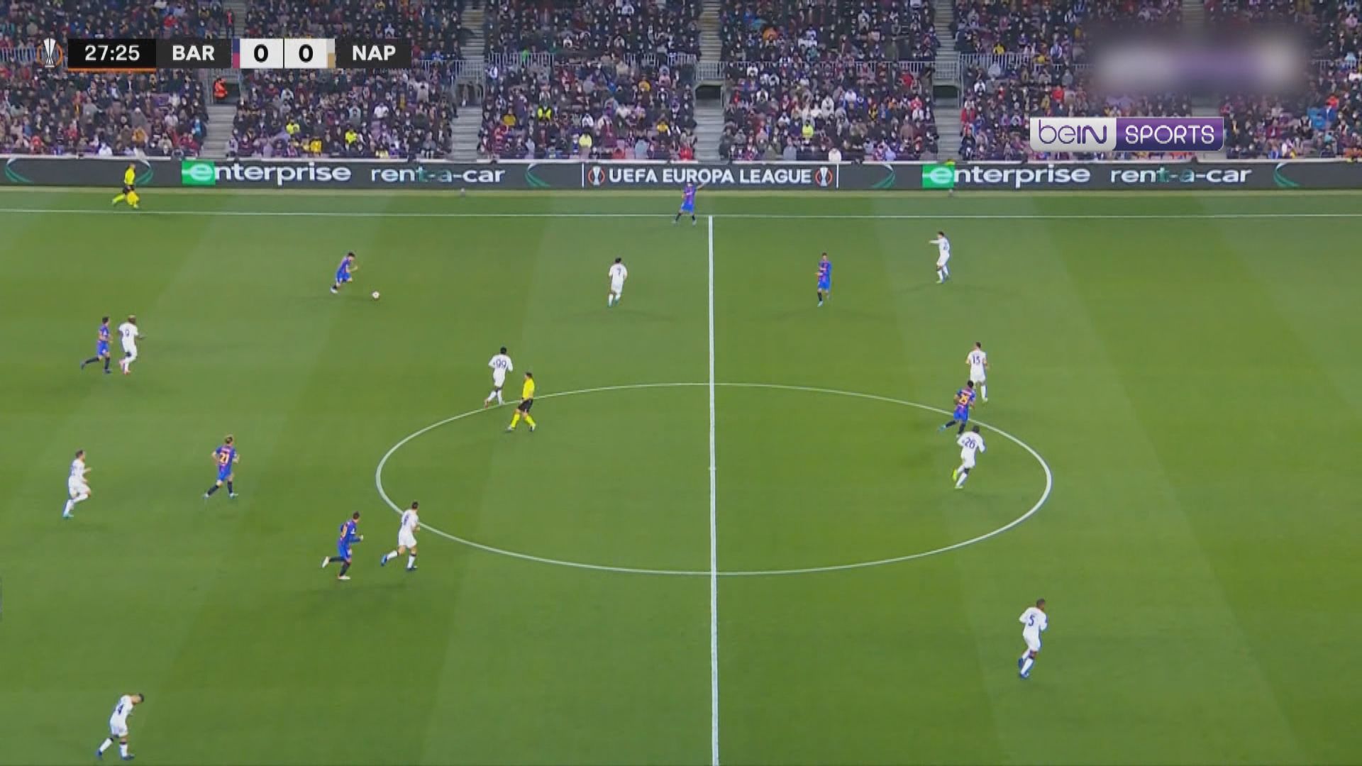 歐霸盃淘汰圈附加賽首回合　巴塞羅那1:1拿玻里