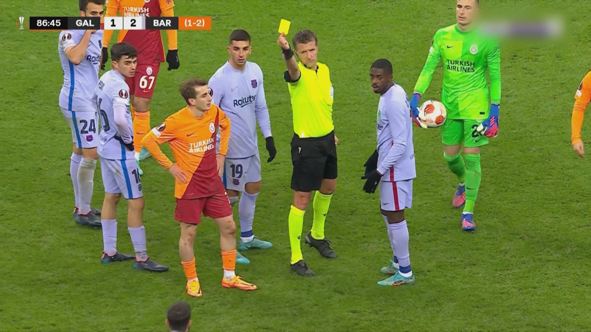 歐霸　加拉塔沙雷1:2巴塞羅那(1:2)