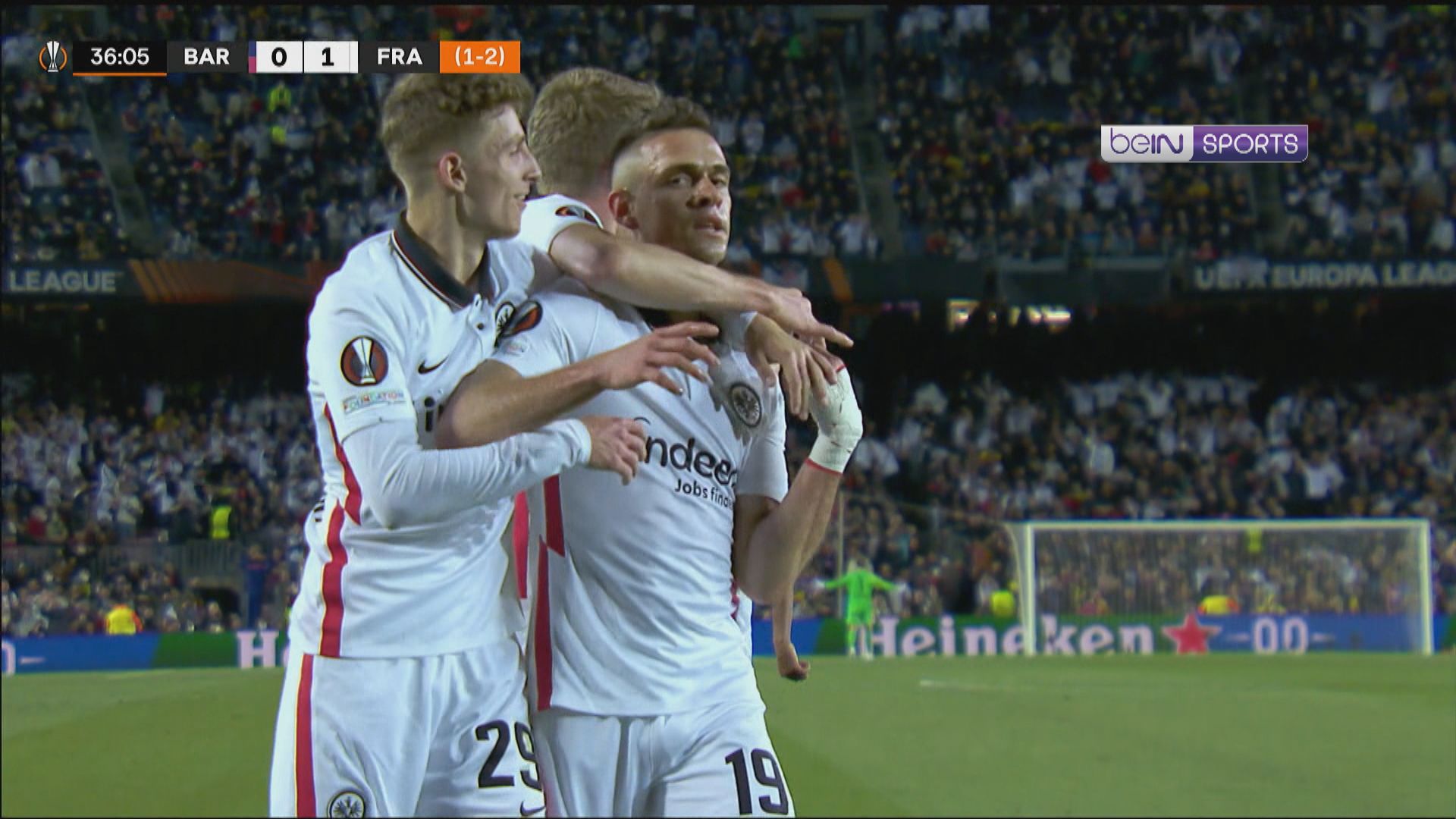 歐霸八強　巴塞羅那2:3法蘭克福(3:4)