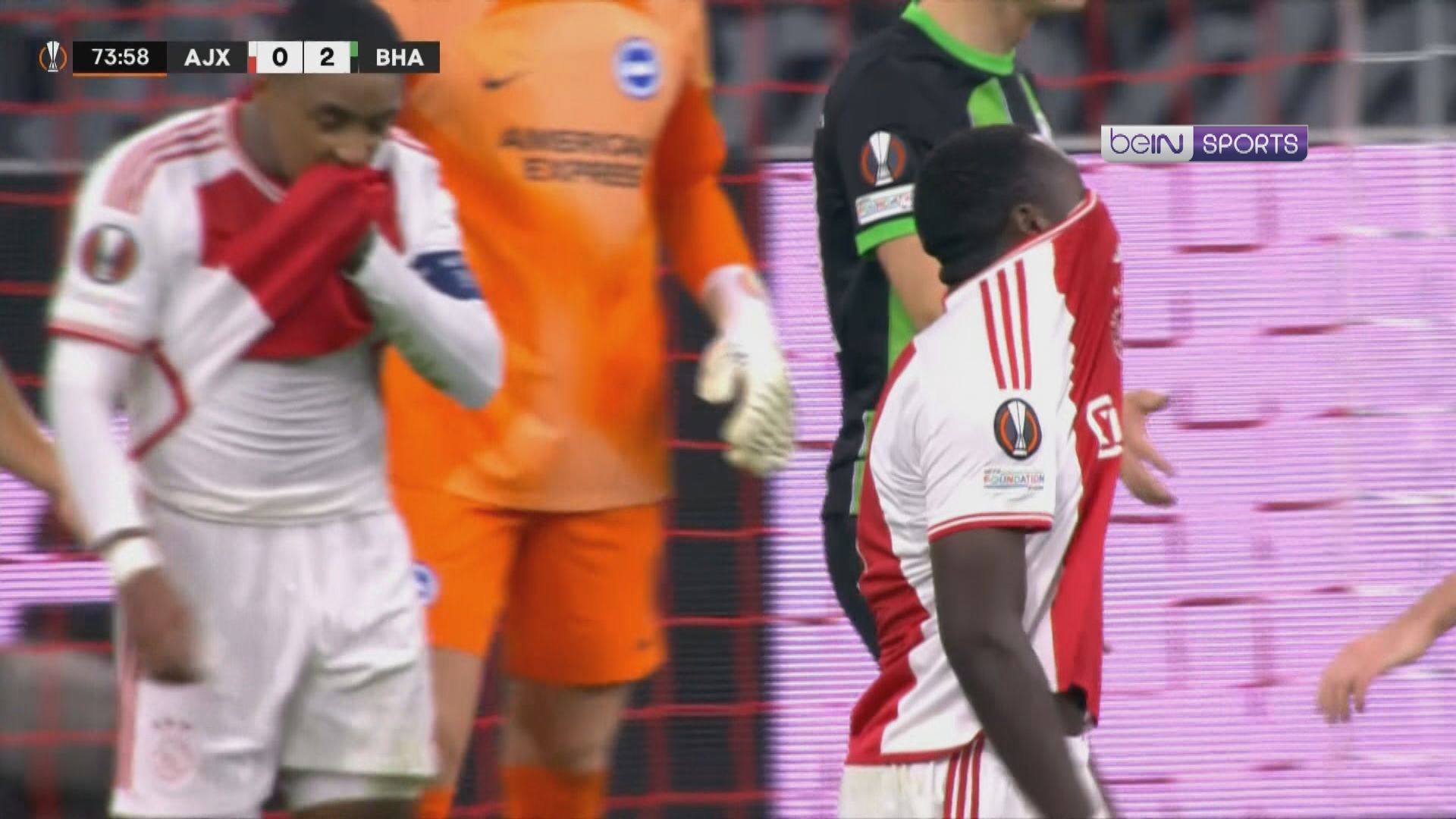 歐霸盃B組 阿積士 0:2 白禮頓