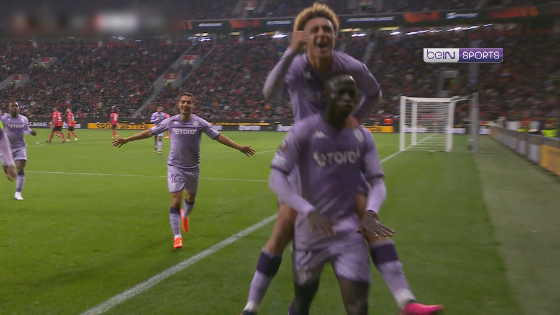 歐霸盃　利華古遜 2:3 摩納哥