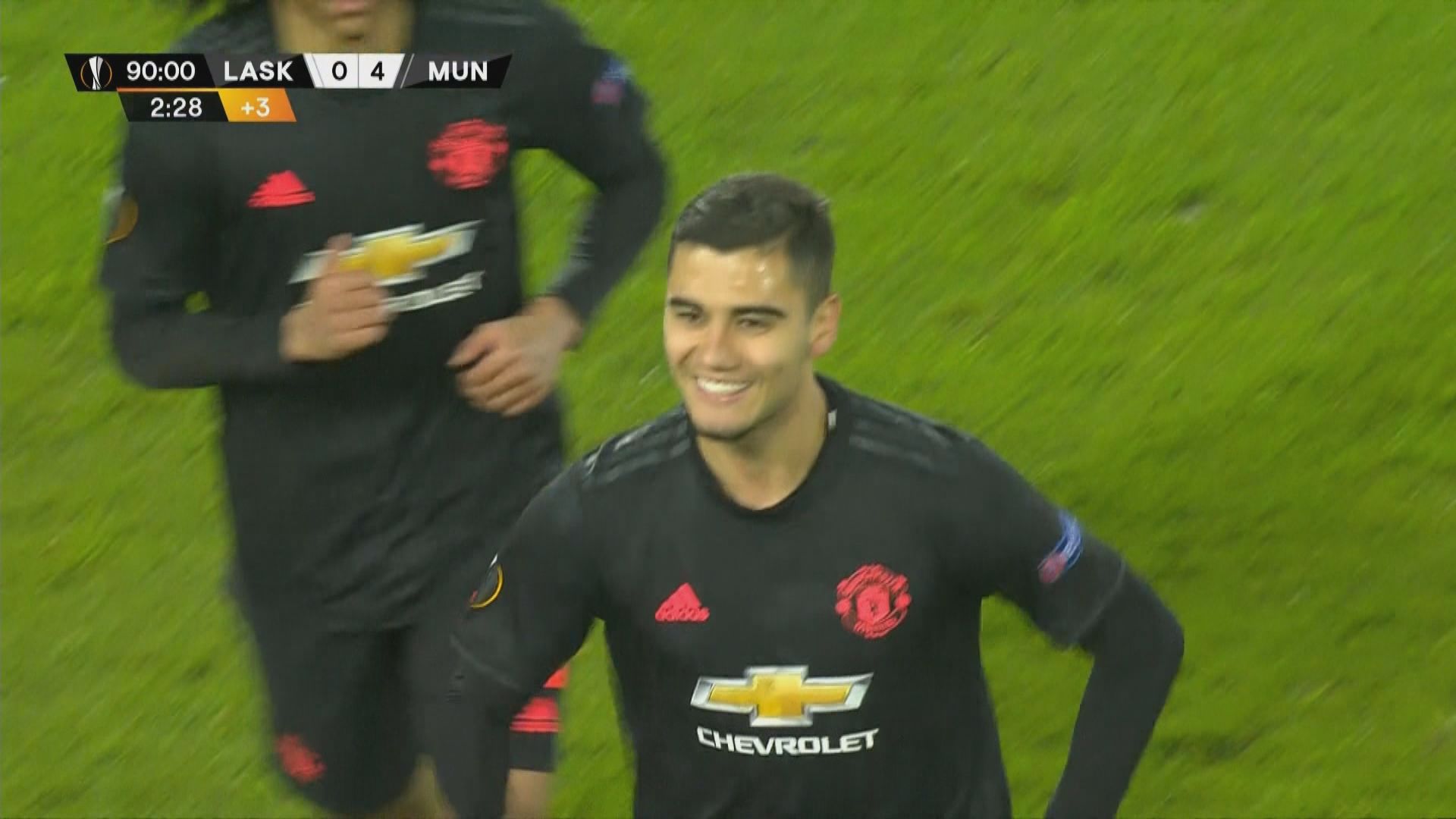 歐霸　連斯體育會0:5曼聯　奧林比亞高斯1:1狼隊