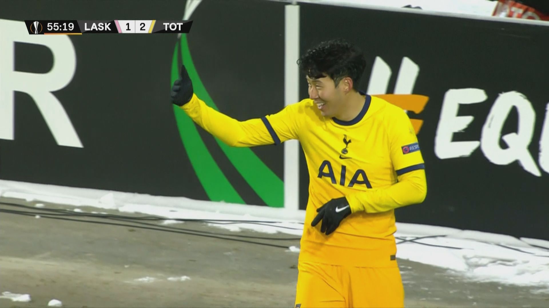 歐霸　連斯體育會3:3熱刺