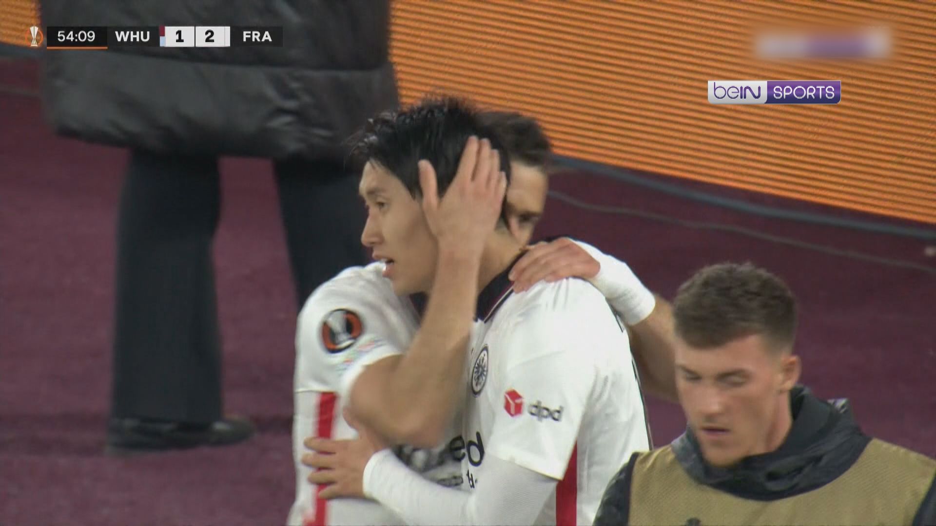 歐霸盃四強首回合　韋斯咸1:2法蘭克福