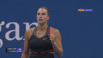 美網　莎芭列卡挫古達美杜娃闖女單第三圈