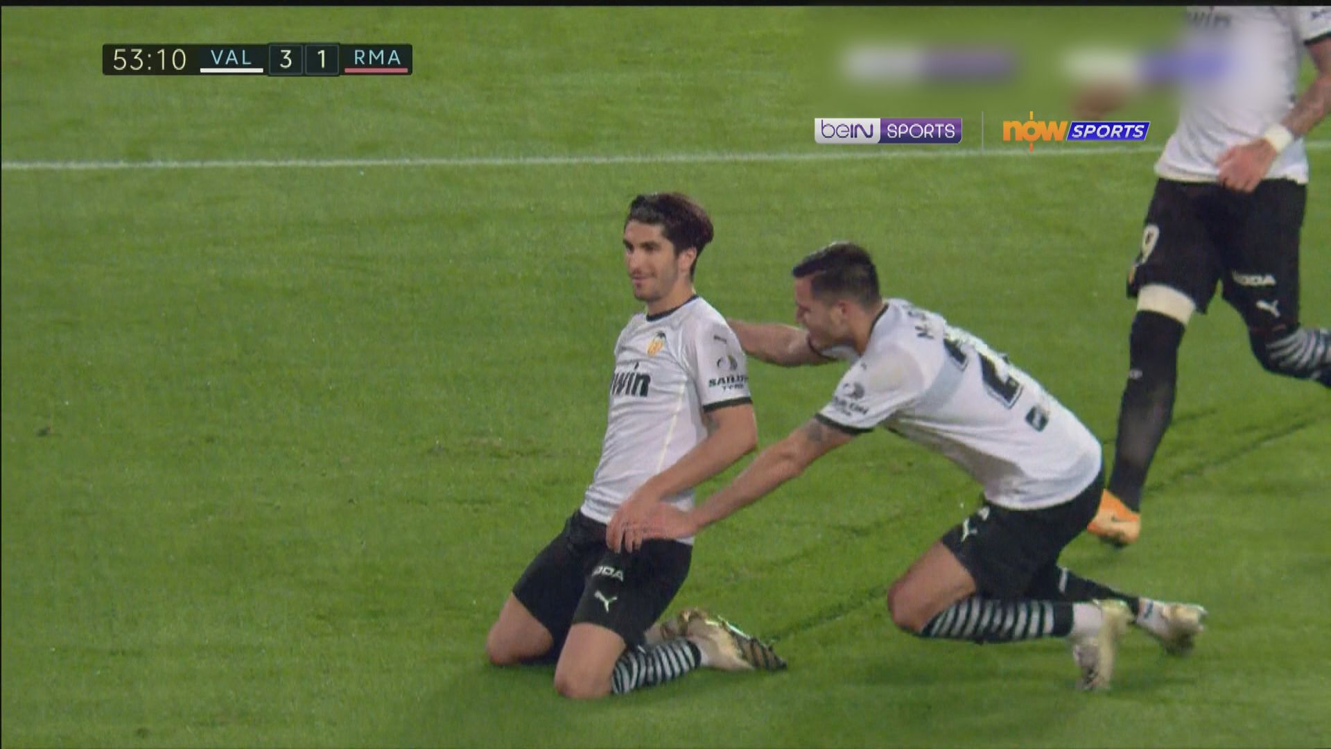 西甲　華倫西亞4:1皇家馬德里