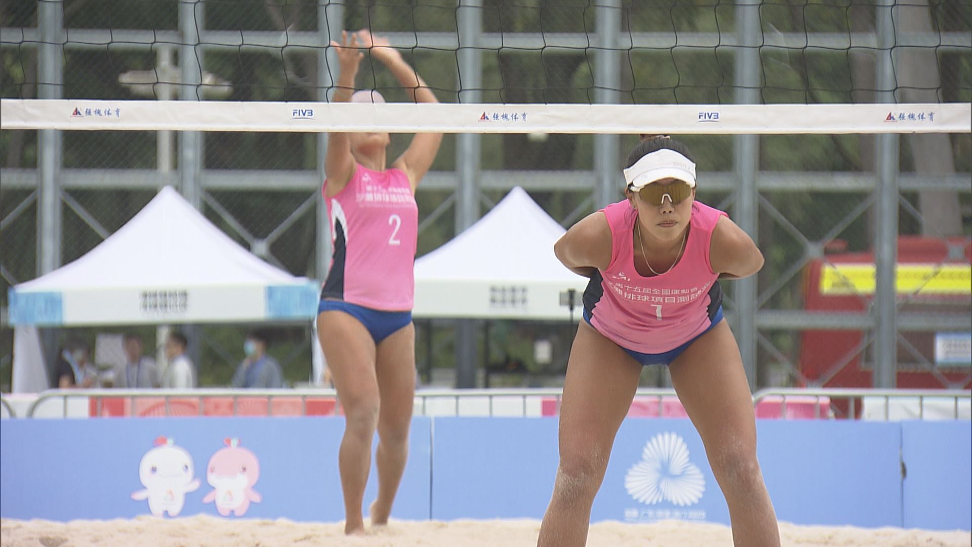 維園舉辦全運會沙灘排球測試賽　球員指鬧市作賽感覺難忘
