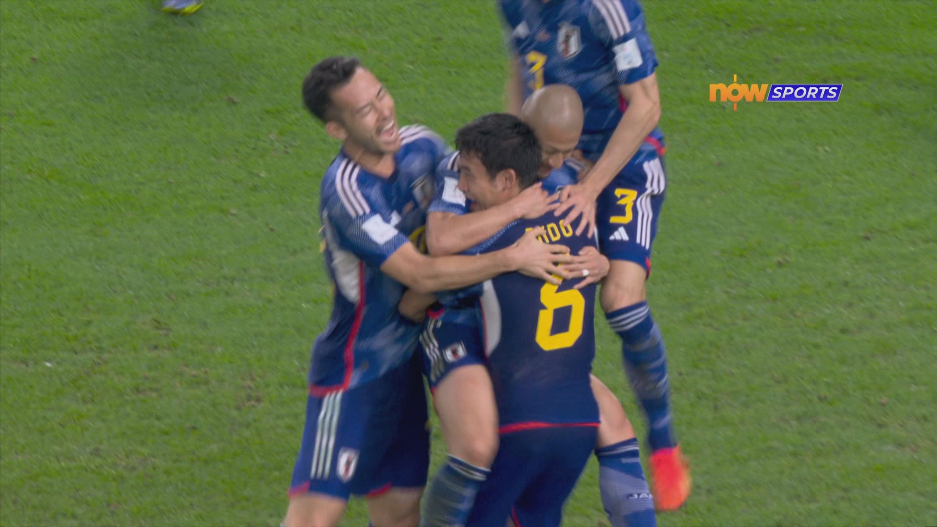 世界盃十六強　日本1：1克羅地亞(互射十二碼1：3)