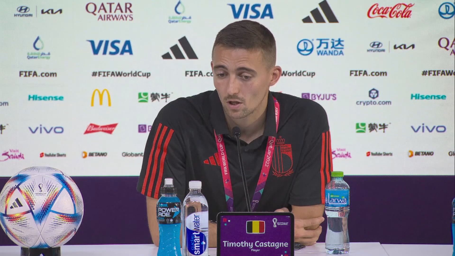 世界盃　卡斯坦尼否認比利時內訌