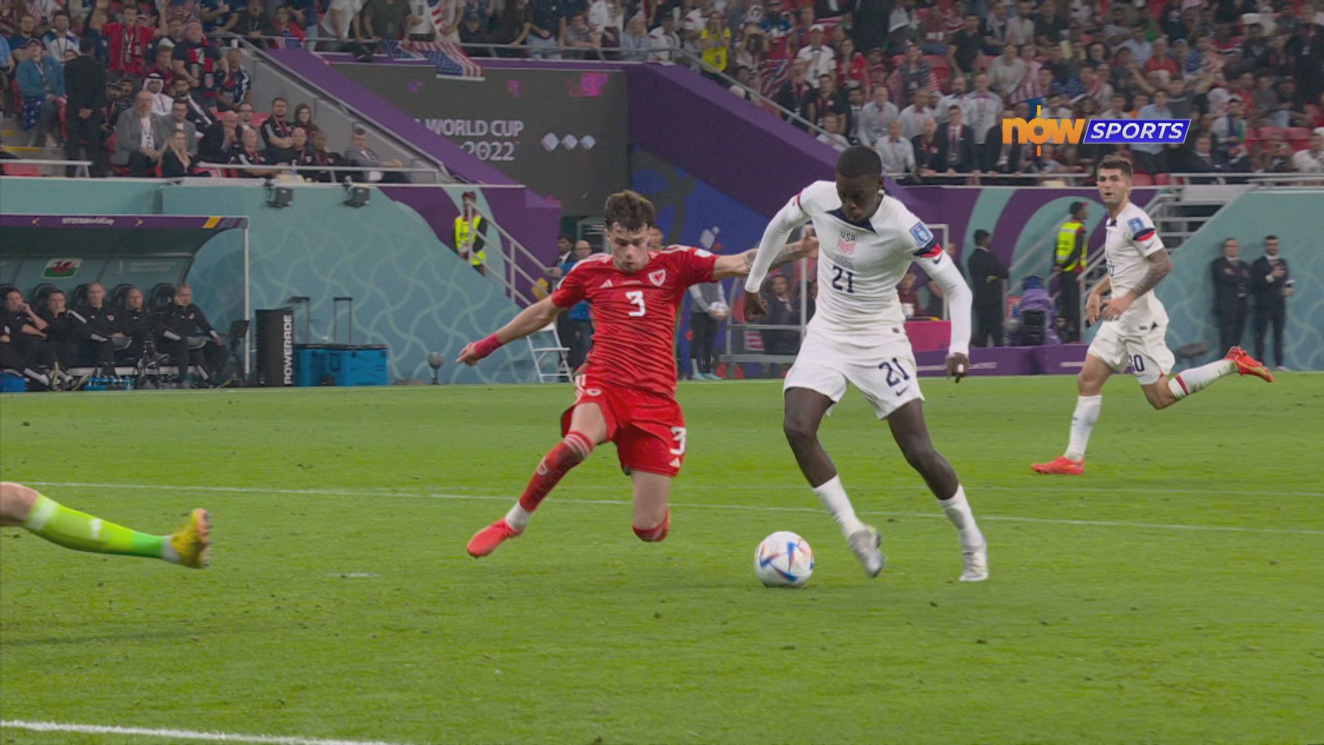 世界盃B組　美國1：1威爾士