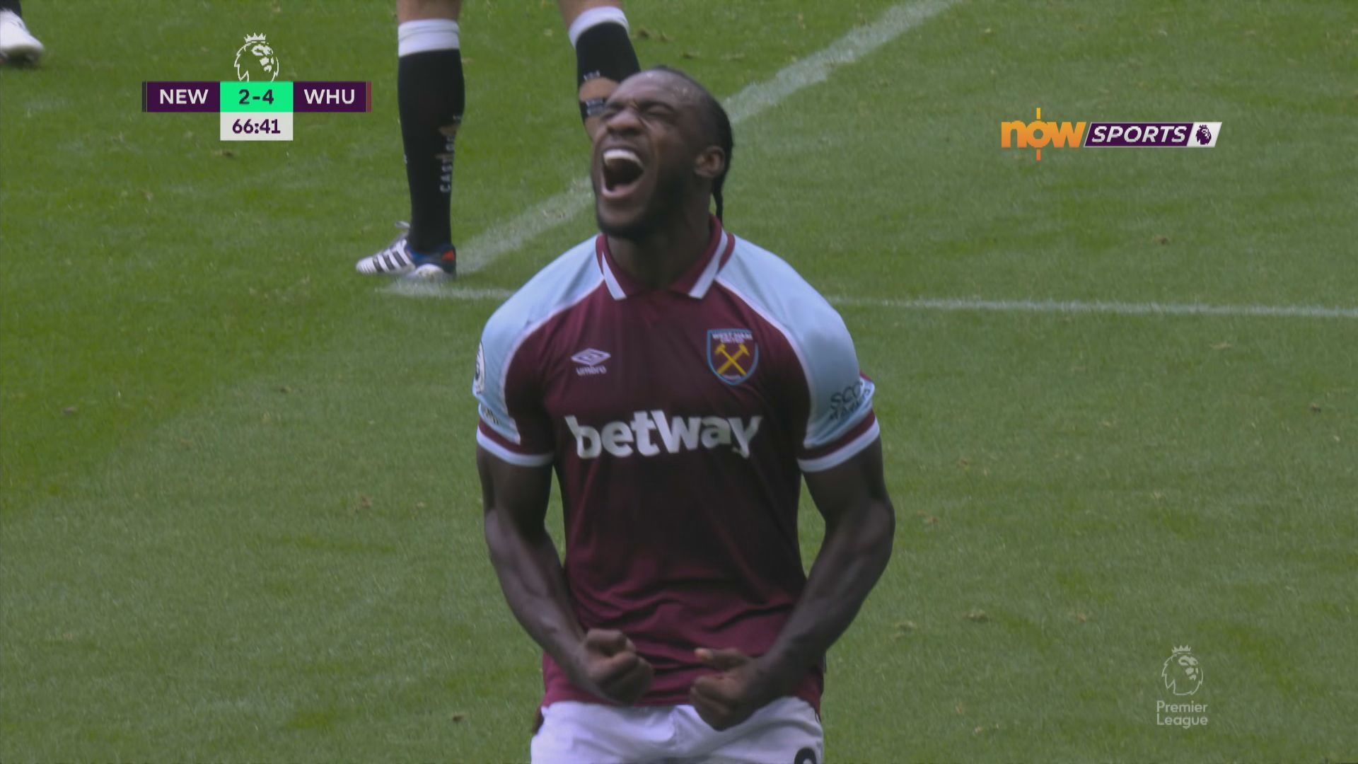 英超　紐卡素2:4韋斯咸