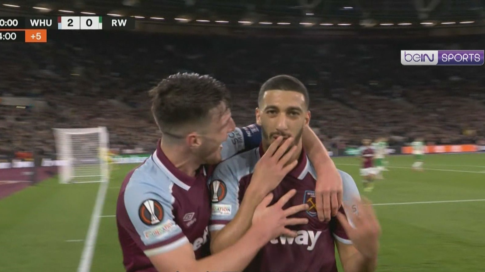 歐霸盃　韋斯咸2:0維也納迅速