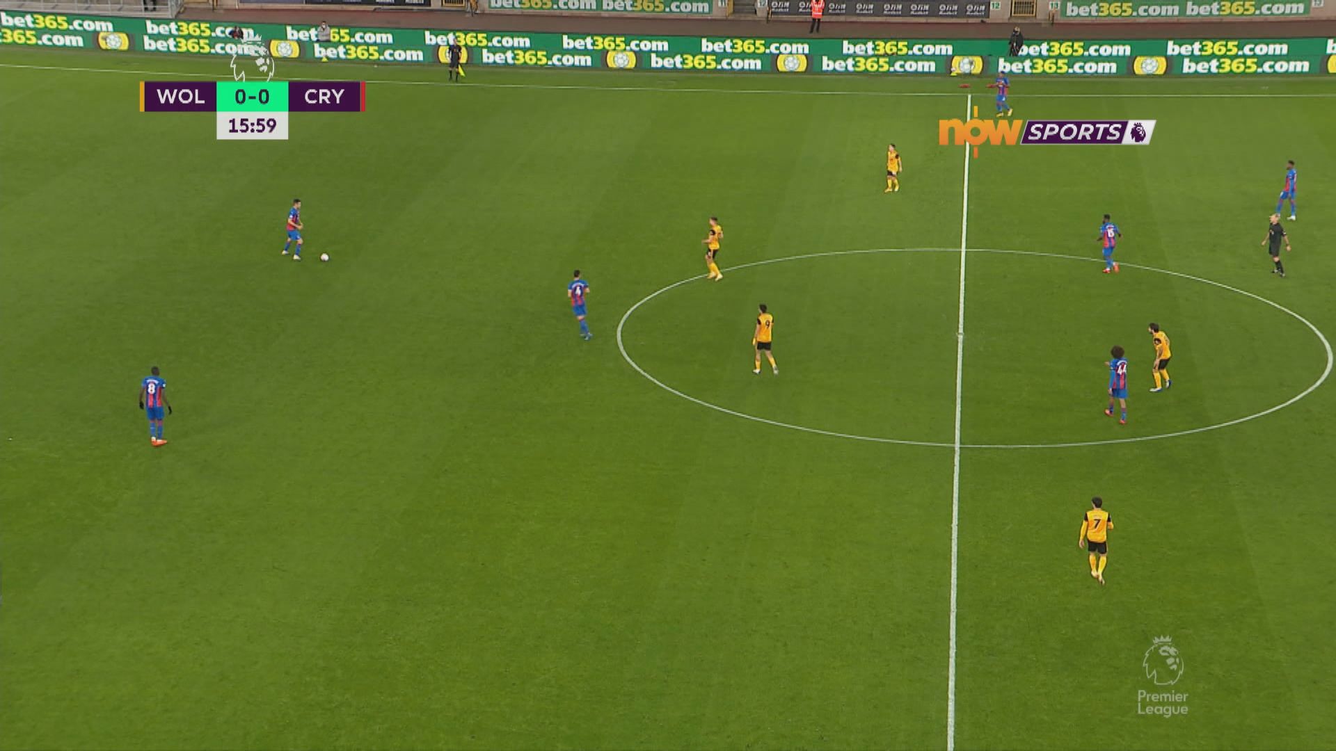 英超　狼隊2:0水晶宮