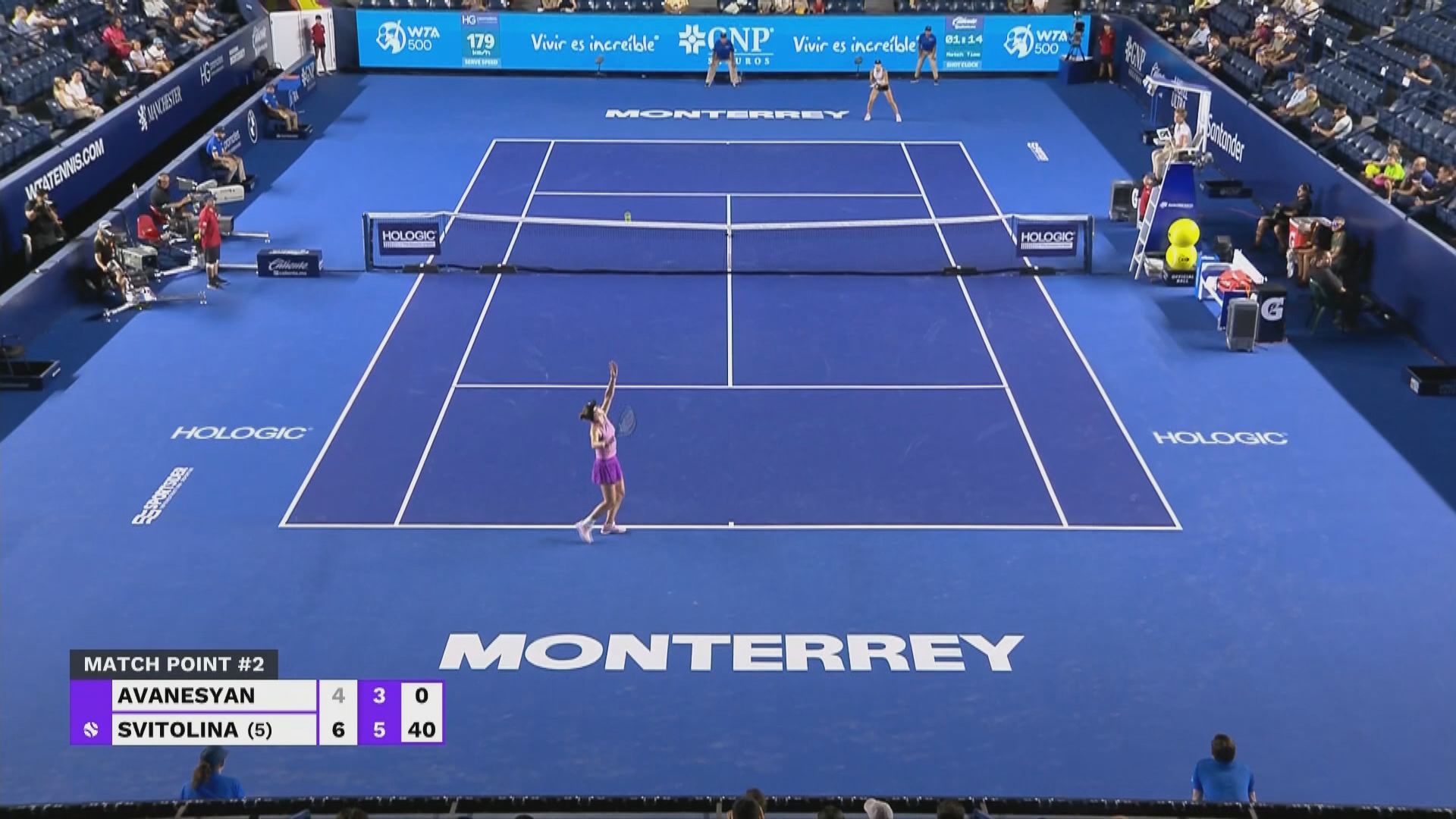 蒙特雷網球公開賽　阿歷珊德娃挫薩拉蘇雅闖八強