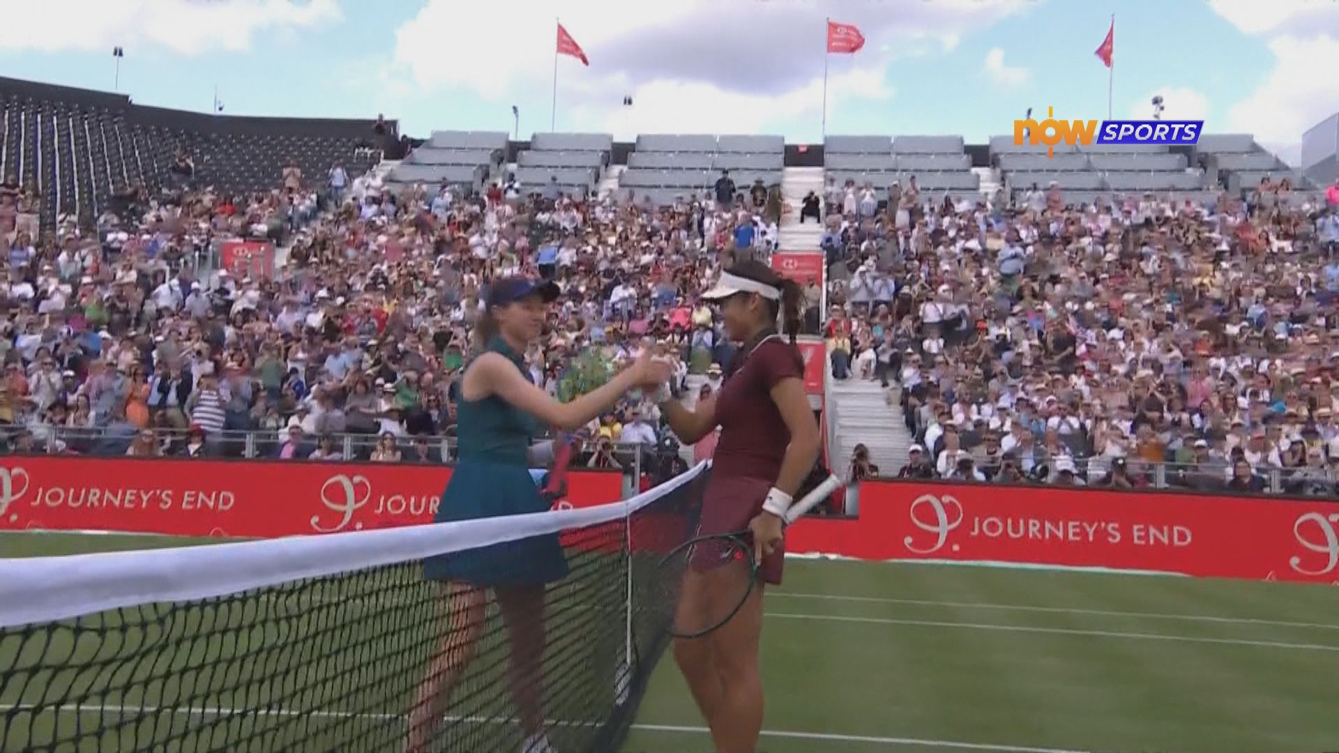 皇后會網球賽　拉杜卡奴挫布莎闖女單十六強