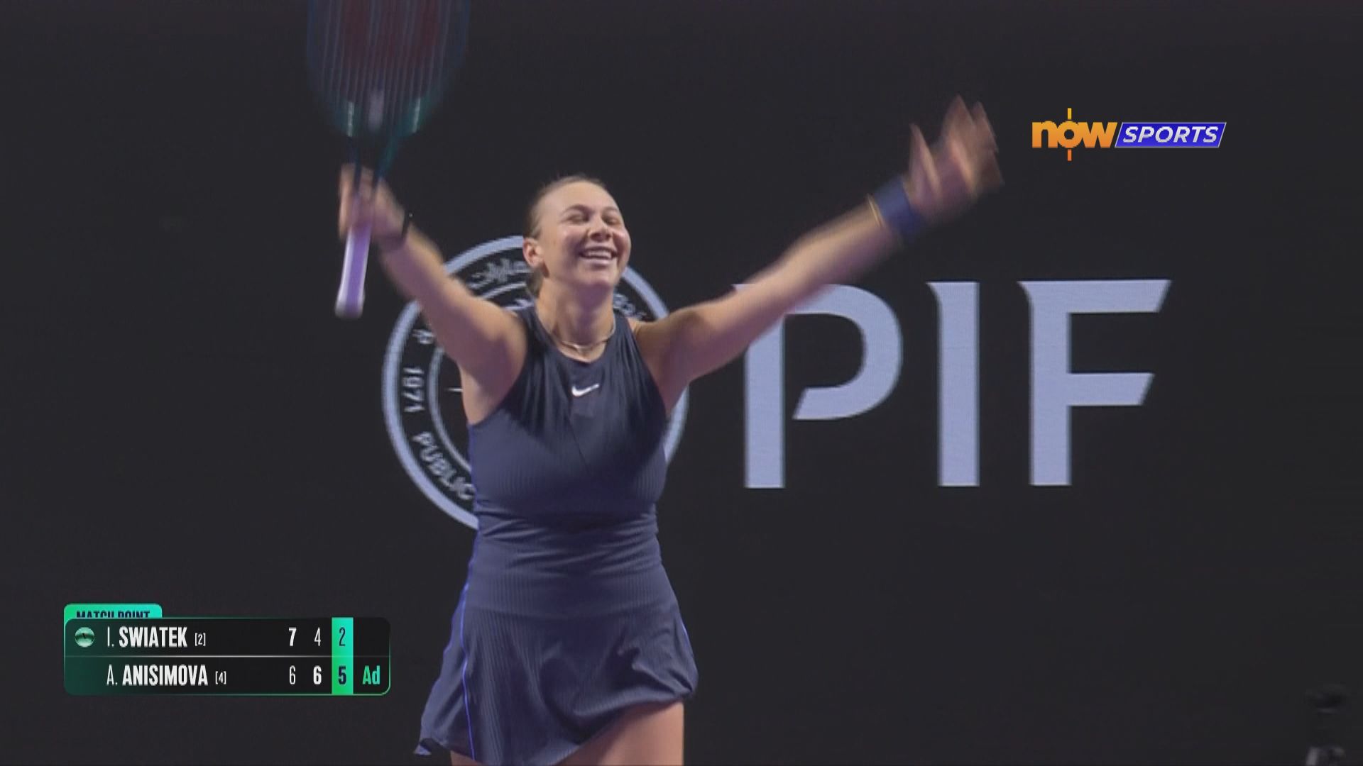 女子網球年終賽　安妮絲莫娃反勝絲維雅迪克闖四強