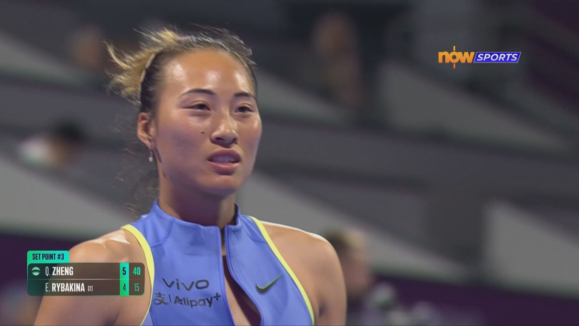 卡塔爾網球公開賽　鄭欽文負賴芭堅娜十六強止步