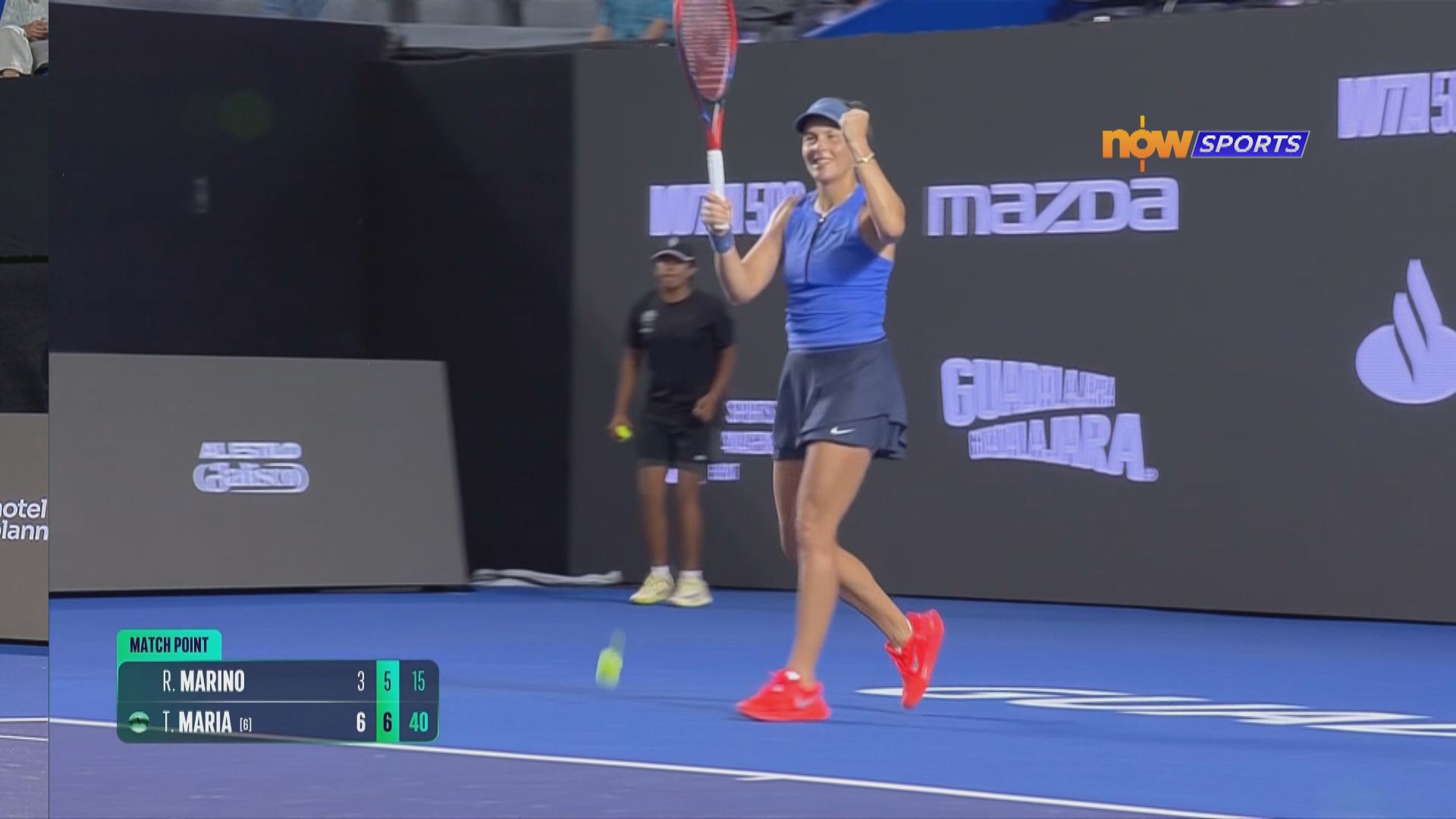 瓜達拉哈拉網球公開賽　瑪莉亞挫瑪蓮奴打入八強