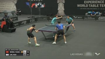 乒乓球美國大滿貫　黃鎮廷及陳顥樺打入男雙四強