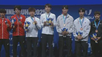 世大運　陳顥樺及姚鈞濤乒乓球男雙摘港隊今屆第二金