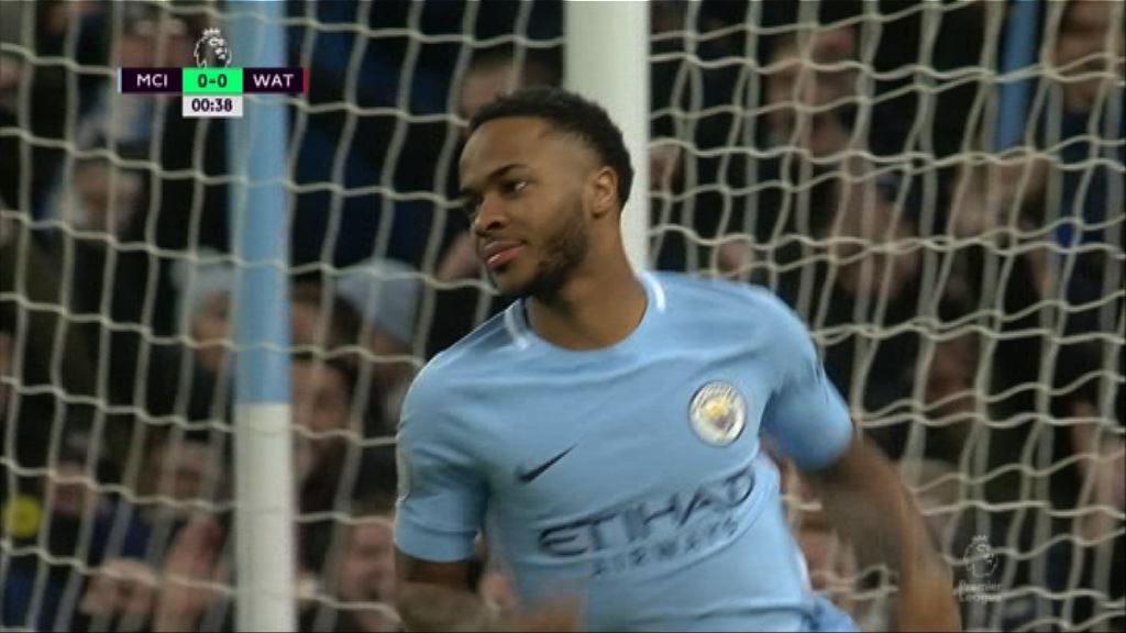 英超 曼城3:1屈福特