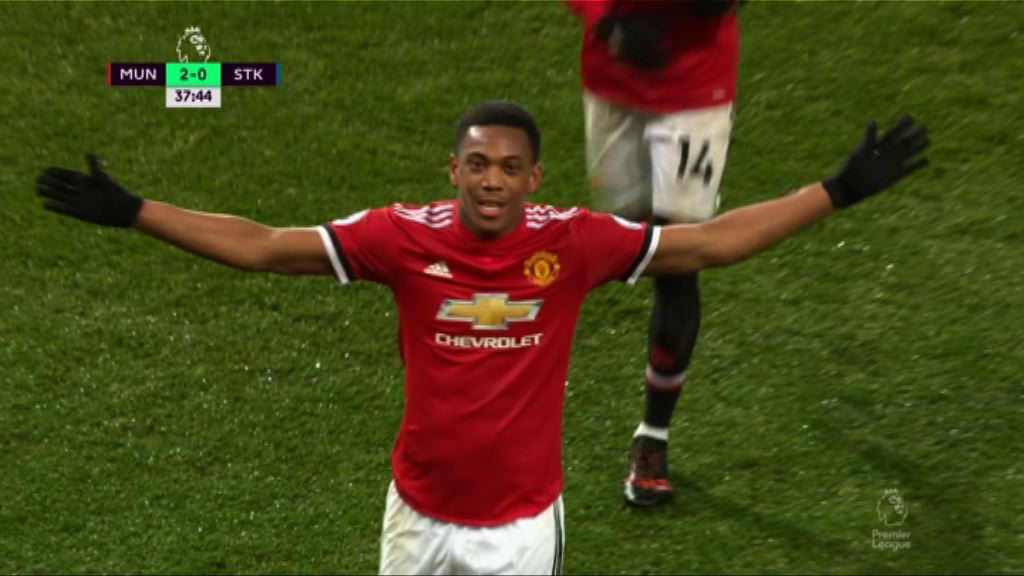 英超　曼聯 3:0 史篤城