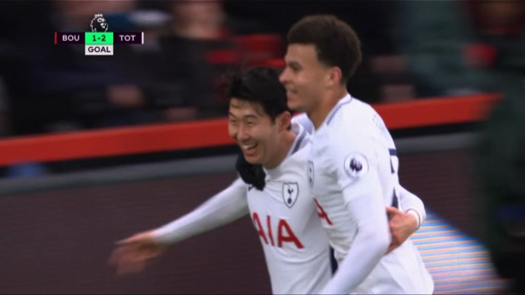 英超　般尼茅夫1：4熱刺