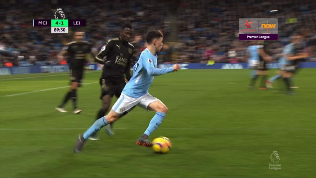 英超　曼城5:1李斯特城