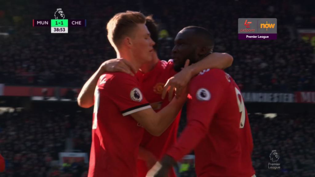 英超　曼聯 2:1 車路士