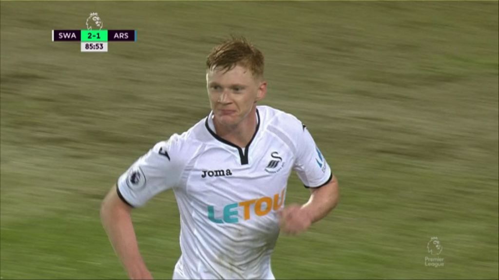 英超　史雲斯 3:1 阿仙奴