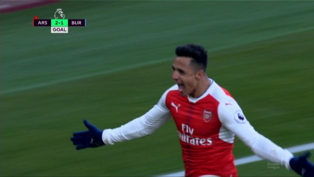 英超　阿仙奴 2:1 般尼