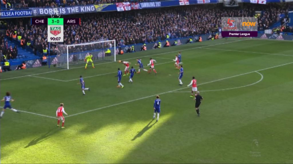 英超　車路士3:1阿仙奴