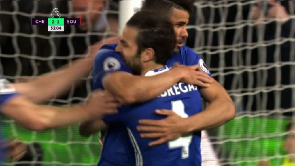 英超　車路士4:2修咸頓