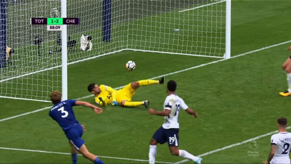 英超　熱刺 1:2 車路士